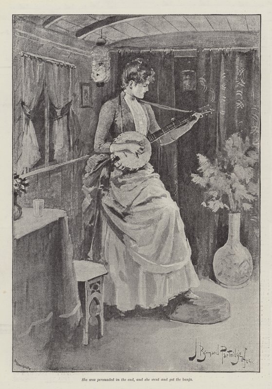 Die seltsamen Abenteuer eines Hausboots, von William Black von Bernard Partridge