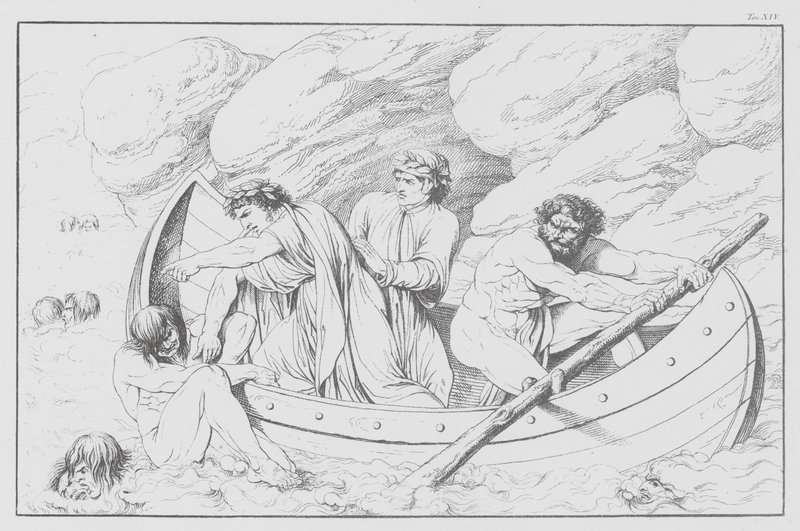 Dantes Göttliche Komödie, Inferno (Hölle), Platte XIV von Bernhard Schuler