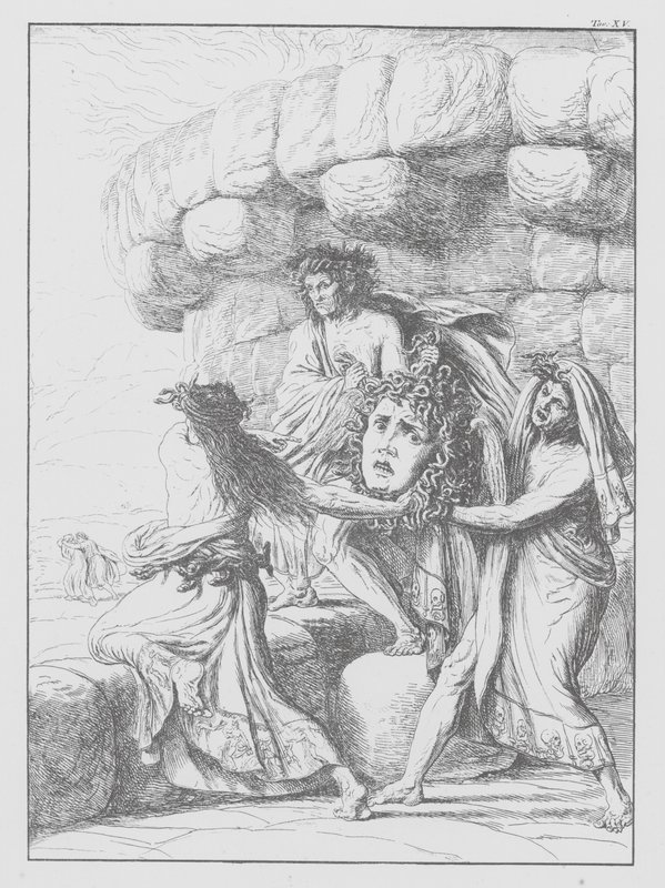 Dantes Göttliche Komödie, Inferno (Hölle), Platte XV von Bernhard Schuler