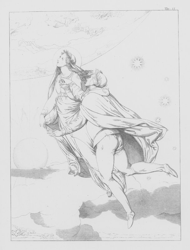 Dantes Göttliche Komödie, Paradiso (Himmel), Platte II von Bernhard Schuler