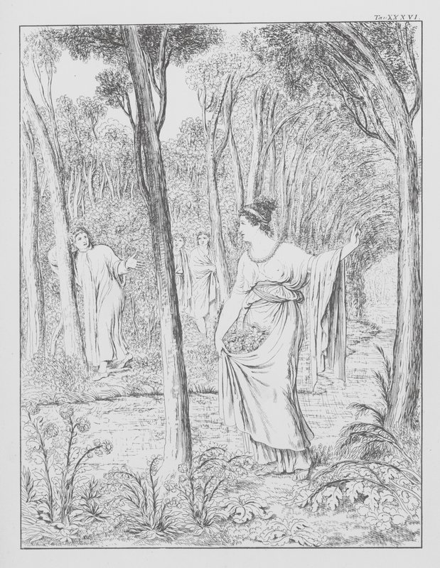 Dantes Göttliche Komödie, Purgatorio (Fegefeuer), Platte XXXVI von Bernhard Schuler