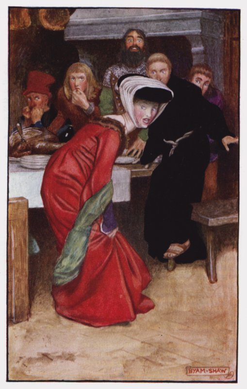 Illustration für The Cloister and The Hearth von Charles Reade von Byam (after) Shaw