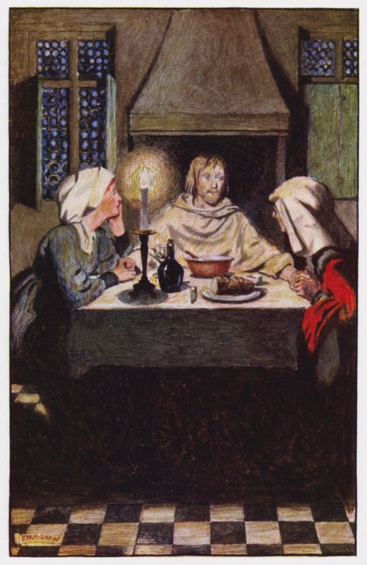 Illustration für The Cloister and The Hearth von Charles Reade von Byam (after) Shaw