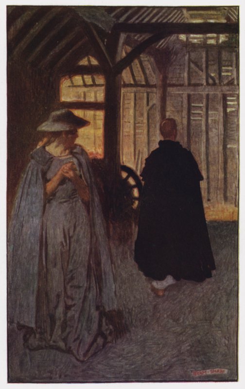 Illustration für The Cloister and The Hearth von Charles Reade von Byam (after) Shaw