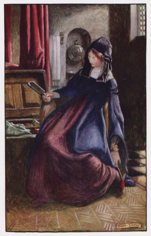 Illustration für The Cloister and The Hearth von Charles Reade (Farblithografie) von Byam (after) Shaw