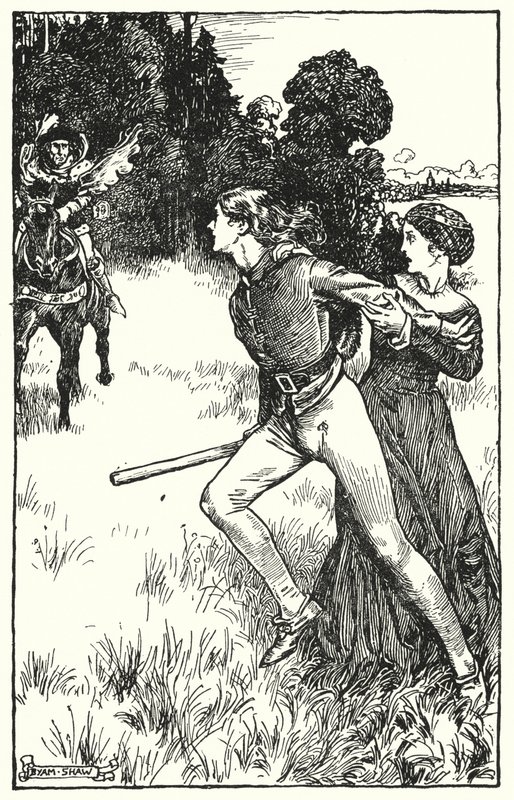 Illustration für The Cloister and The Hearth von Charles Reade von Byam (after) Shaw