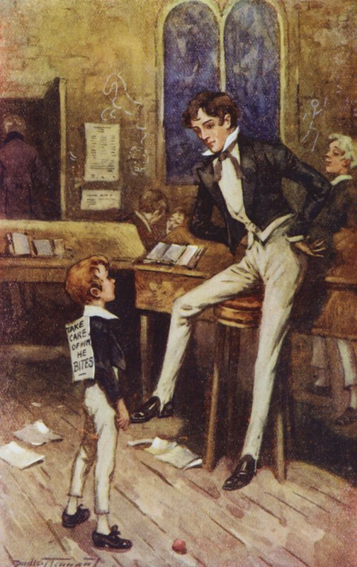 Illustration für David Copperfield von Charles Dickens von C. Dudley (after) Tennant