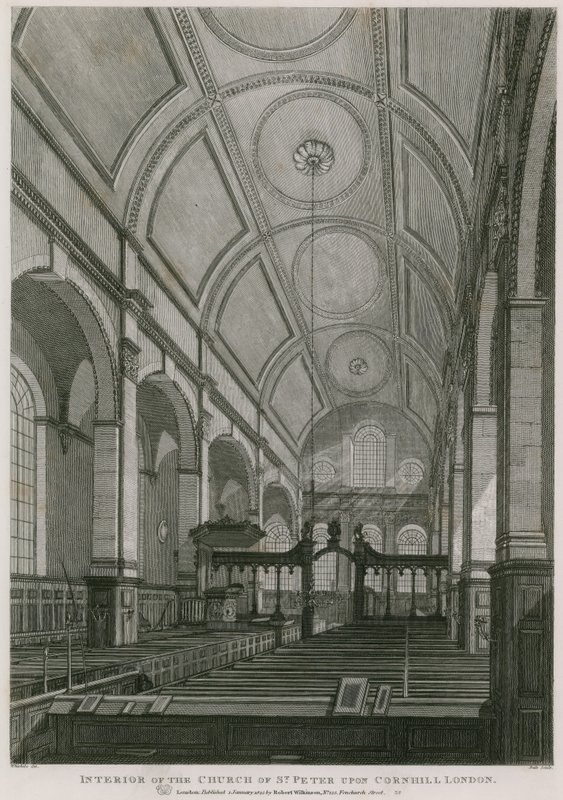 Kirche St. Peter upon Cornhill, London von C. John Mayle Whichelo
