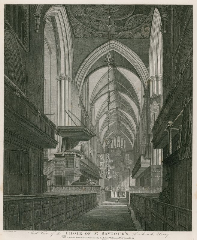 Westansicht des Chors der St. Saviour