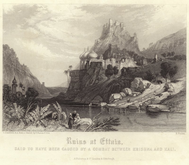 Ruinen in Ettaia von C. Stanfield