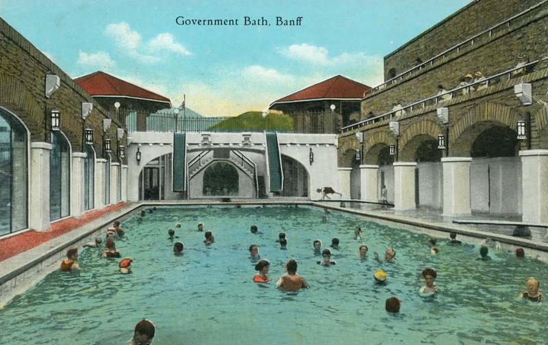 Government Bath, Banff, Alberta, Kanada von Canadian Photographer