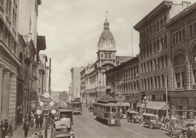 Hastings Street und Postamt von Canadian Photographer