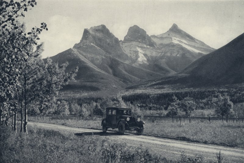 Die kanadischen Rockies: Drei Schwestern, Banff von Canadian Photographer