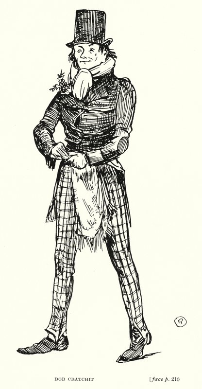 Dickens Charakter: Bob Cratchit von Captain Edward Henry Handley Read
