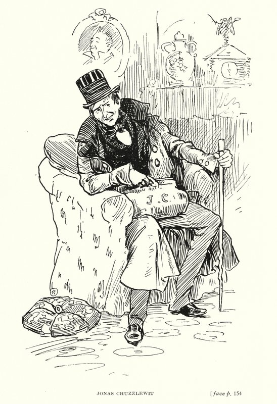 Dickens Charakter: Jonas Chuzzlewit von Captain Edward Henry Handley Read