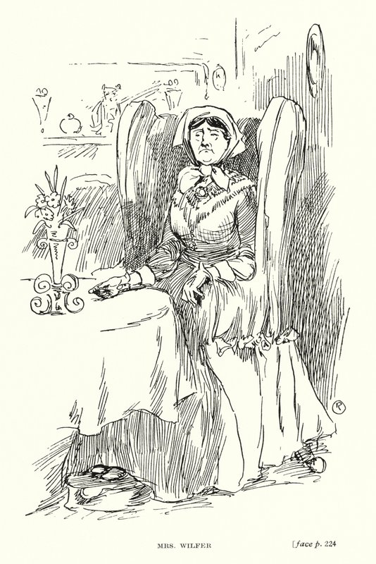 Dickens Charakter: Mrs. Wilfer von Captain Edward Henry Handley Read
