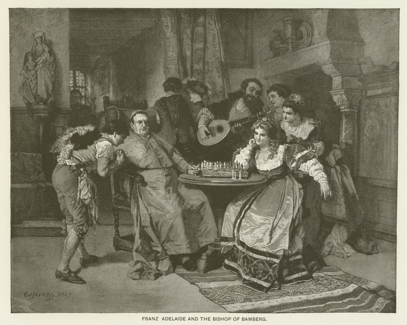 Franz Adelaide und der Bischof von Bamberg von Carl Ludwig Friedrich Becker