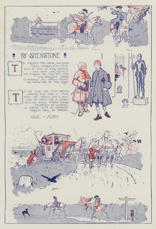 Eine Ballade, von Shenstone von Cecil Charles Windsor Aldin