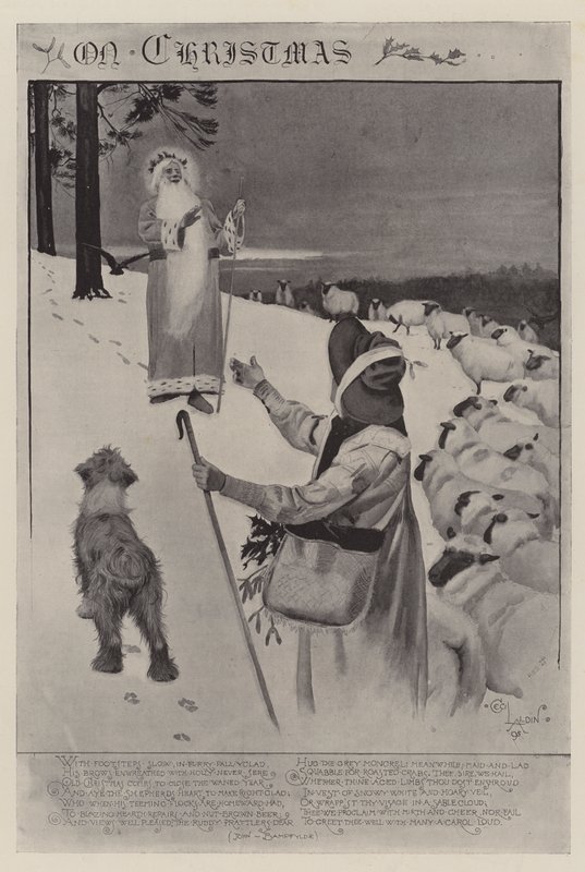 Zu Weihnachten von Cecil Charles Windsor Aldin