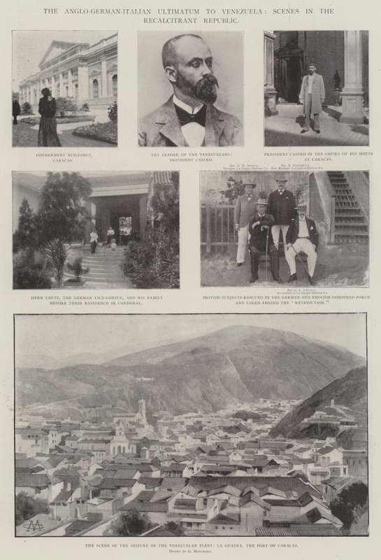 Das anglo-deutsch-italienische Ultimatum an Venezuela, Szenen in der widerspenstigen Republik von Charles Auguste Loye