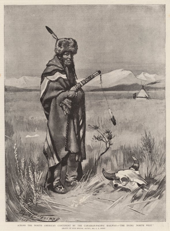 Quer durch den nordamerikanischen Kontinent mit der Canadian-Pacific Railway, Das sterbende Nordwesten von Charles Edwin Fripp