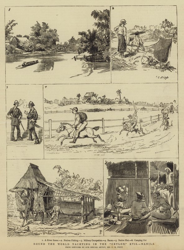 Weltumsegelung auf der Ceylon, XVII, Manila von Charles Edwin Fripp