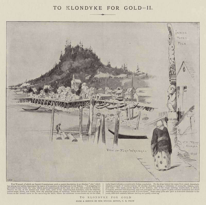 Nach Klondyke für Gold von Charles Edwin Fripp