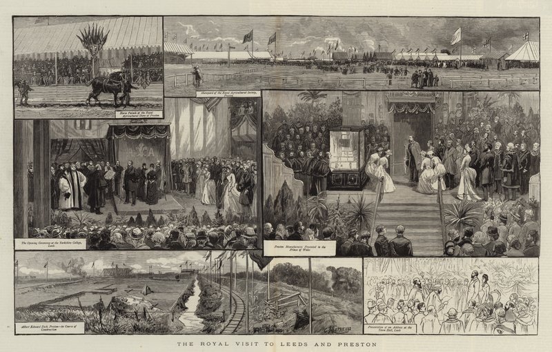 Der königliche Besuch in Leeds und Preston von Charles J. Staniland