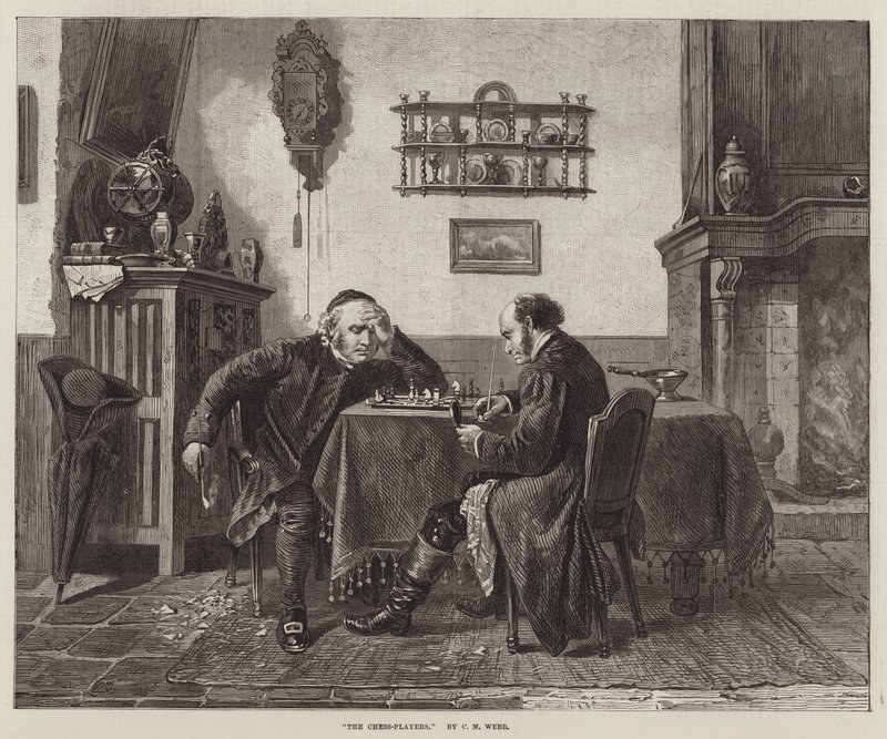 Die Schachspieler von Charles Meer Webb