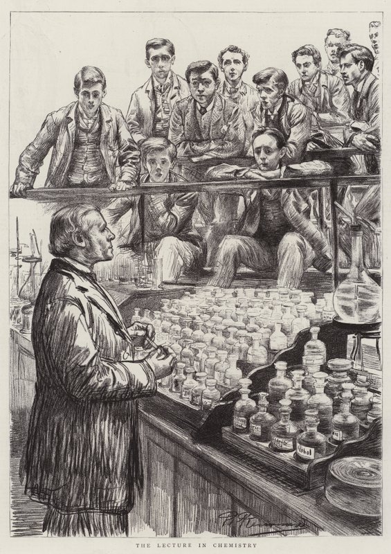 Medizinstudenten bei der Arbeit von Charles Paul Renouard
