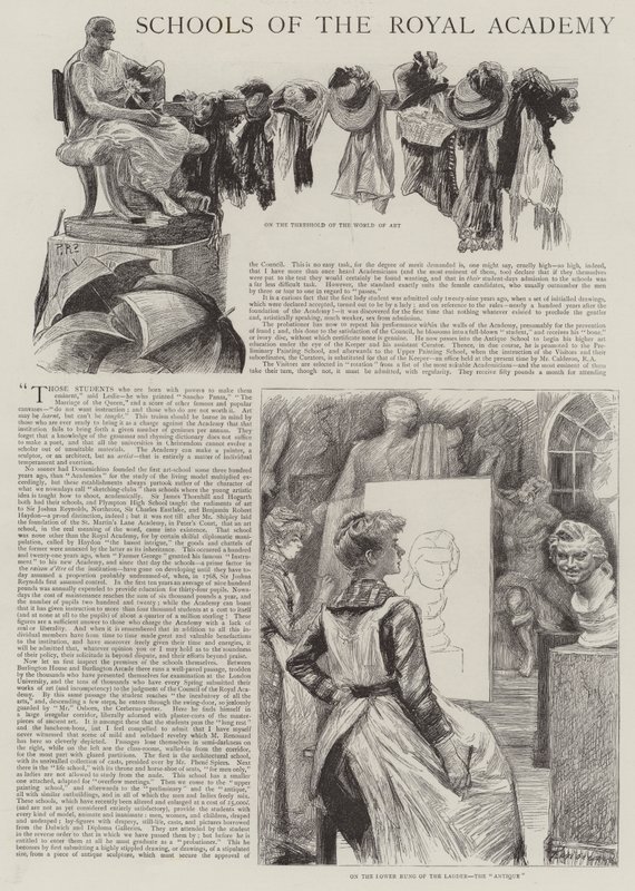 Schulen der Royal Academy von Charles Paul Renouard