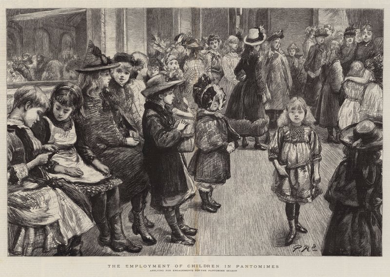 Die Beschäftigung von Kindern in Pantomimen von Charles Paul Renouard