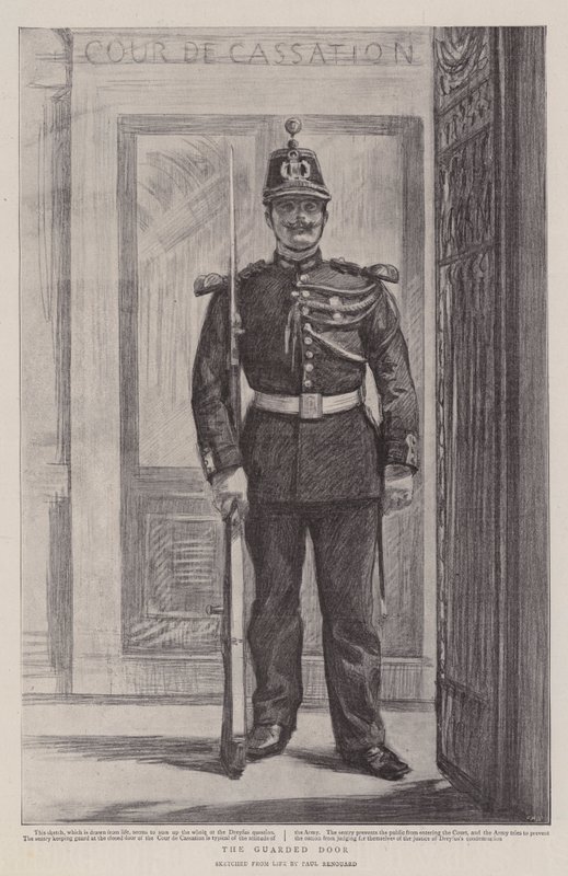 Die bewachte Tür von Charles Paul Renouard