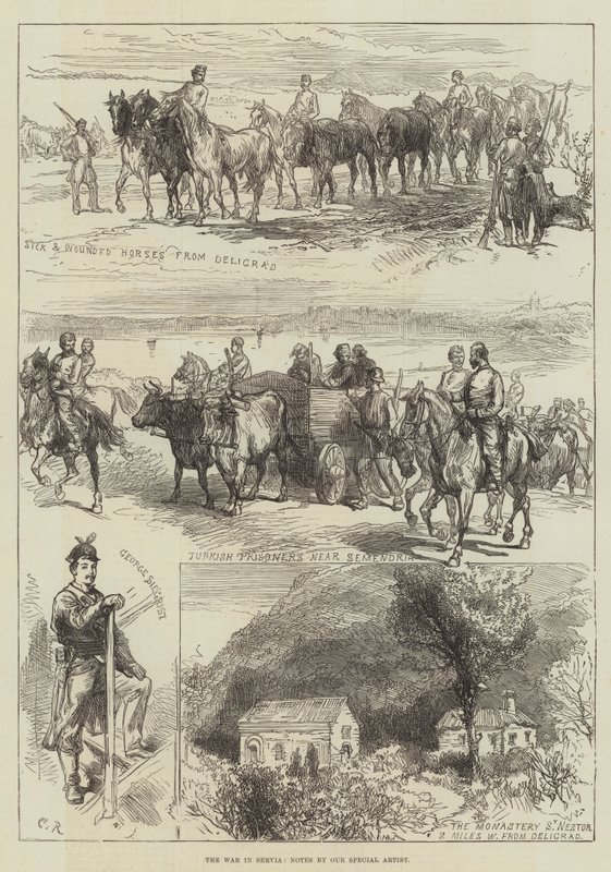 Der Krieg in Serbien von Sir John Charles Robinson