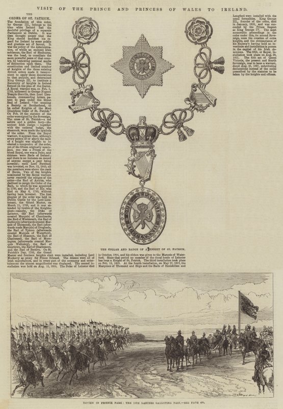 Besuch des Prinzen und der Prinzessin von Wales in Irland von Sir John Charles Robinson