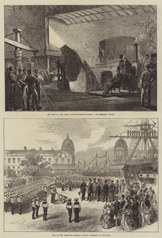 Besuch des Schahs von Persien von Sir John Charles Robinson