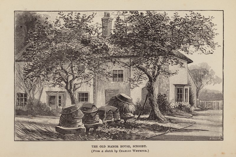 Das alte Herrenhaus, Scrooby von Charles (after) Whymper