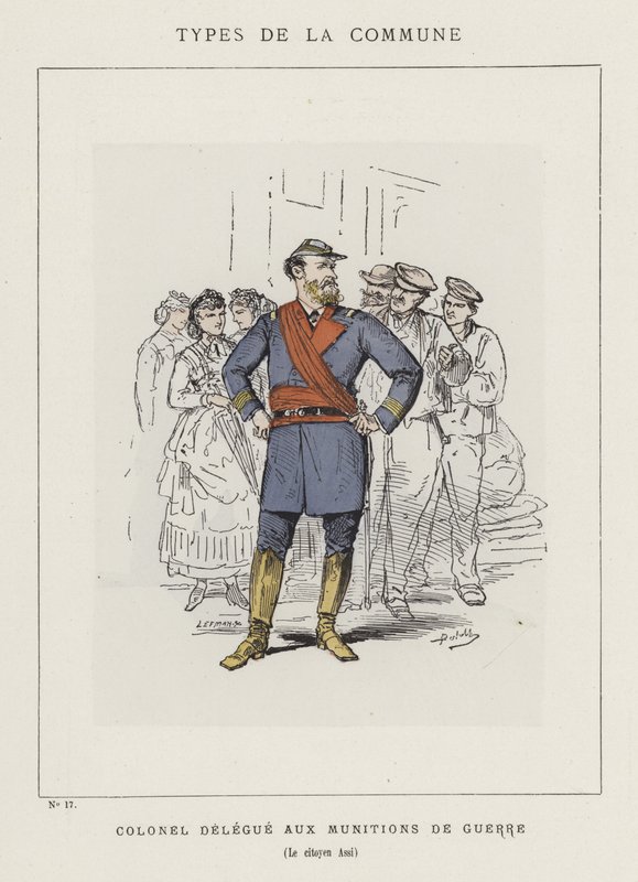 Oberst Delegue Aux Munitions de Guerre, Le citoyen Assi von Charles Albert d Arnoux Bertall