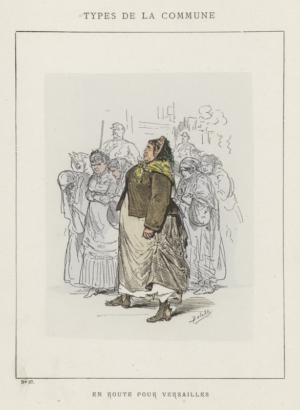 Auf dem Weg nach Versailles von Charles Albert d Arnoux Bertall