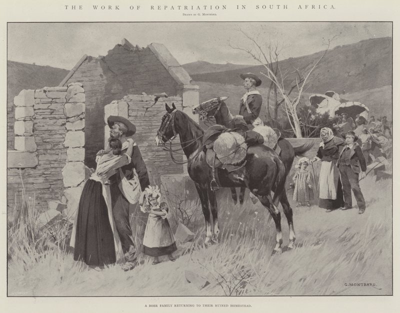 Die Arbeit der Repatriierung in Südafrika von Charles Auguste Loye