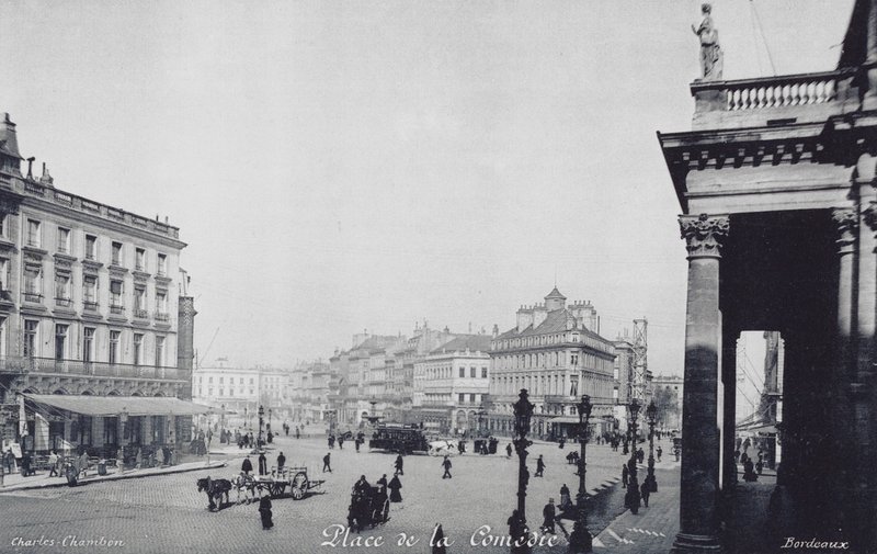 Bordeaux: Place de la Comédie von Charles Chambon