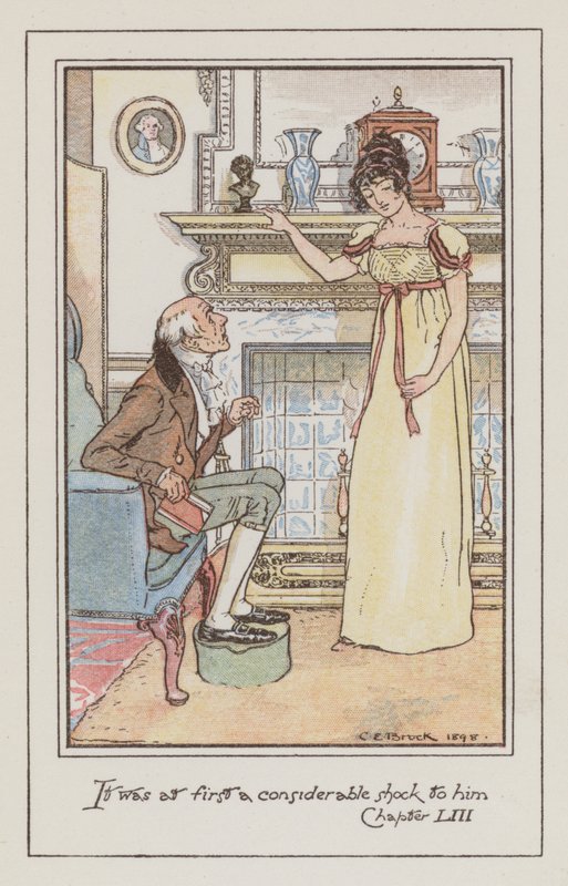 Illustration für Emma von Jane Austen von Charles Edmund Brock