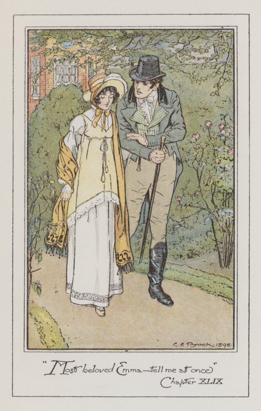 Illustration für Emma von Jane Austen von Charles Edmund Brock