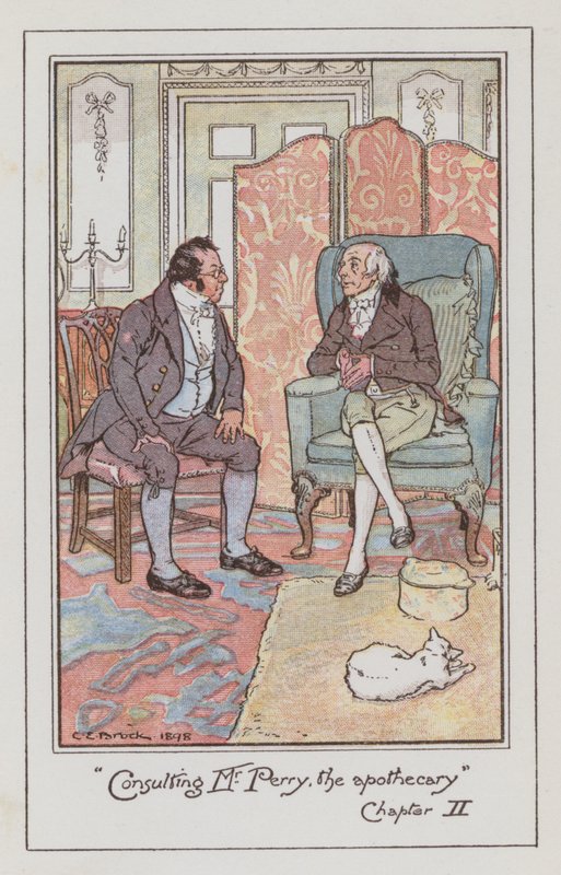 Illustration für Emma von Jane Austen von Charles Edmund Brock
