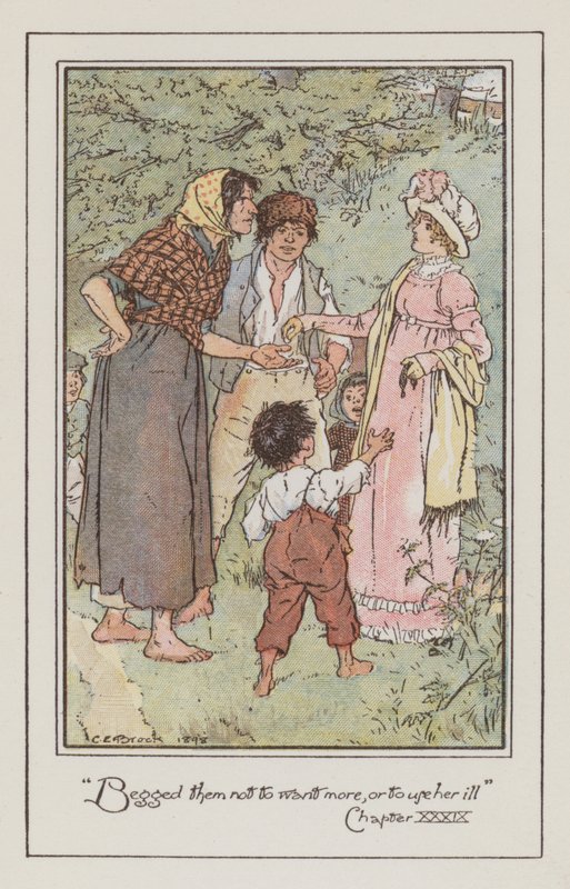 Illustration für Emma von Jane Austen von Charles Edmund Brock