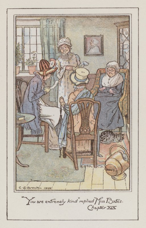 Illustration für Emma von Jane Austen von Charles Edmund Brock