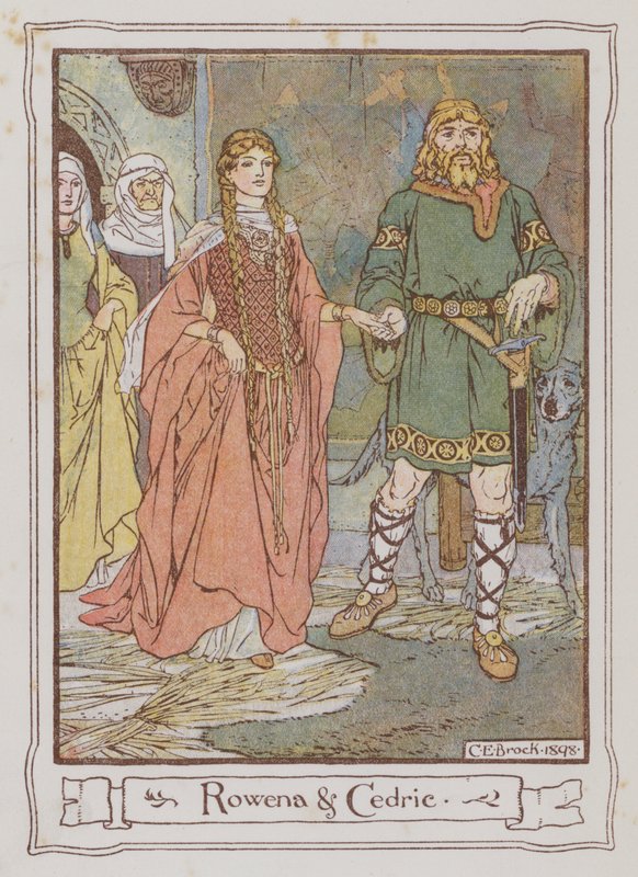 Illustration für Ivanhoe von Sir Walter Scott von Charles Edmund Brock