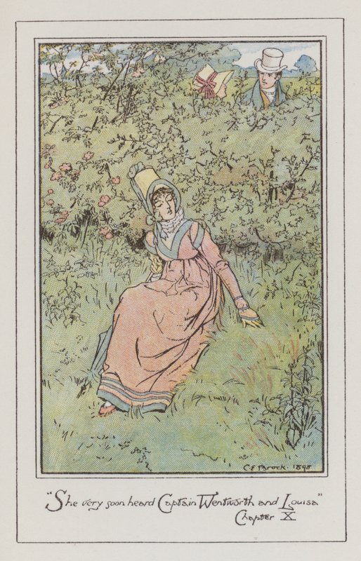Illustration für Persuasion von Charles Edmund Brock