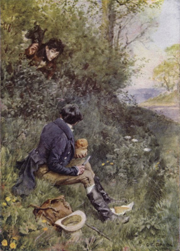 Illustration für The Broad Highway a Romance of Kent von Charles Edmund Brock