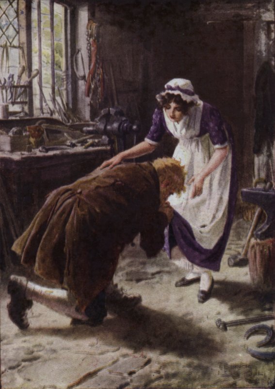 Illustration für Die Breite Straße, eine Romanze von Kent von Charles Edmund Brock
